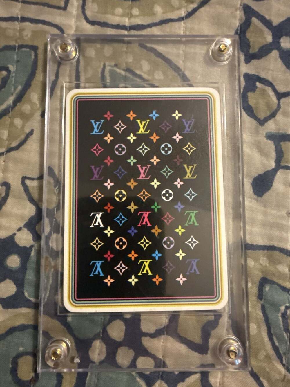 Louis Vuitton Takashi Murakami Monogram Multicolor Playing Card - Ace of Spades